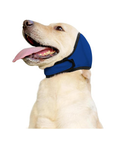 Protector de Oídos para Perros JOHNBOLIN Azul S - Alivio Ruido