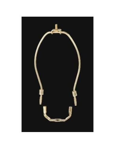 Soporte de Lámpara B&P Lamp 20 cm Acero Chapado en Latón