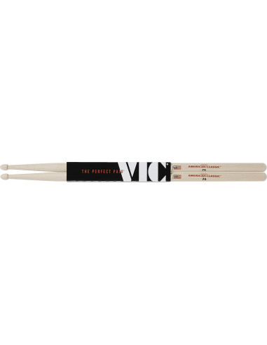 Baquetas Vic Firth 7A de Arce Natural para Jazz