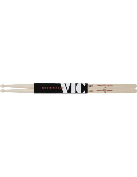 Baquetas Vic Firth 7A de Arce Natural para Jazz