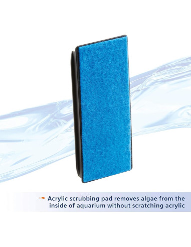 Imanes de Limpieza de Algas Aqueon Pequeño para Acuarios