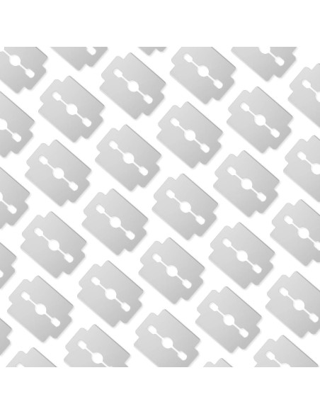 Mudder 200 Cuchillas de Repuesto Acero Inoxidable para Callos