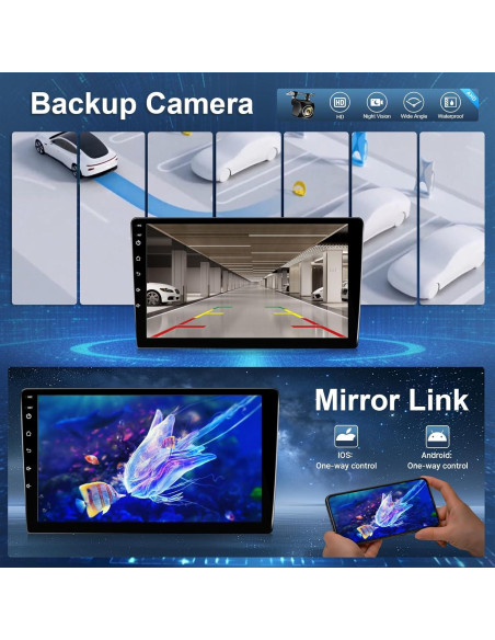 Radio de Coche Leadfan para Toyota Camry 2006-2011 9" GPS Bluetooth