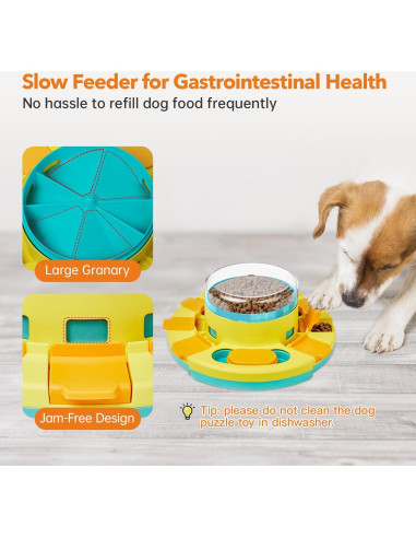 Juguete Rompecabezas para Perros Potaroma 10,67 cm Comedero Lento