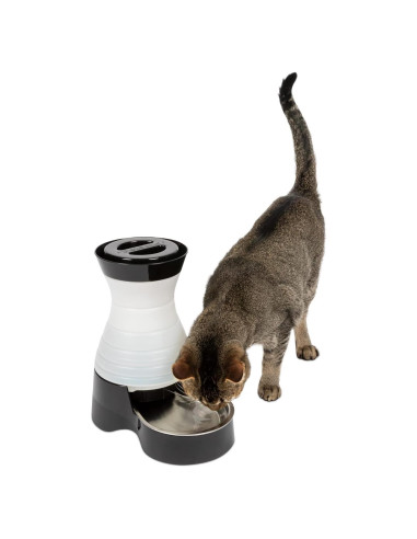 Fuente de Agua PetSafe Pequeña 1.9 L Acero Inoxidable