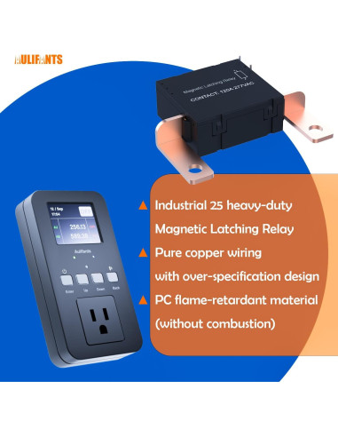Enchufe Inteligente Aulifants LP405 25A Medidor de Energía