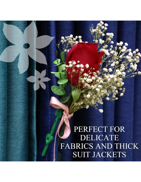 Kit de Accesorios para Boda Waydress: 4 Bandas de Muñeca y 15 Boutonnieres Magnéticos