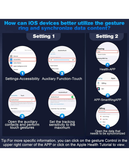 Anillo Inteligente MagLoop 10 Negro - Monitoreo Salud y Sueño