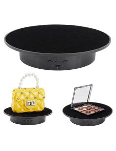 Soporte de Exhibición Rotatorio Motorizado Bosgladek 20 cm Terciopelo