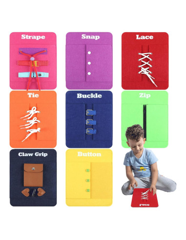 Tablero Ocupado Montessori CHUNNIN - Habilidades Motoras Finas