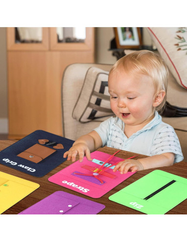 Tablero Ocupado Montessori CHUNNIN - Habilidades Motoras Finas