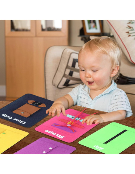 Tablero Ocupado Montessori CHUNNIN - Habilidades Motoras Finas