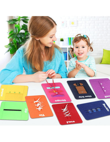 Tablero Ocupado Montessori CHUNNIN - Habilidades Motoras Finas