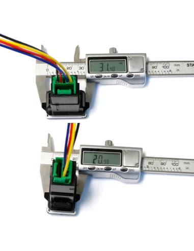 Interruptor de Botón 4 Polos 12V iJDMTOY con LED para Toyota