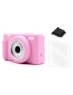 Kit de Accesorios para Cámara Sony ZV-1F - Funda Silicona Rosa