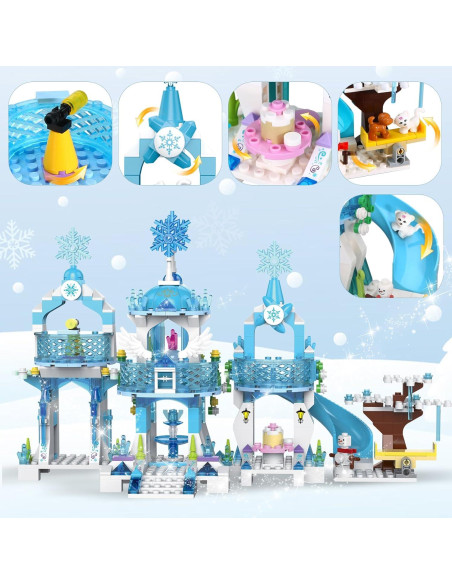 Castillo de Hielo de Construcción GUANGDONG 498 Piezas