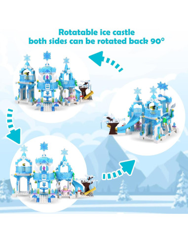 Castillo de Hielo de Construcción GUANGDONG 498 Piezas
