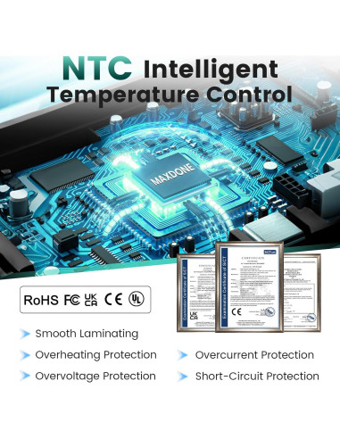 Máquina de Laminado Térmica MAXDONE A3 13 Pulgadas 1.59 kg