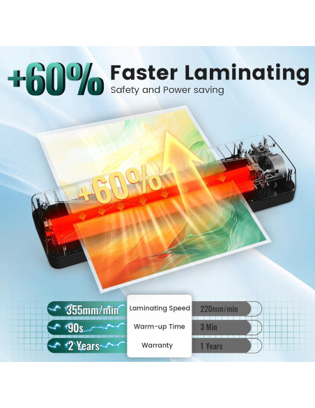 Máquina de Laminado Térmica MAXDONE A3 13 Pulgadas 1.59 kg