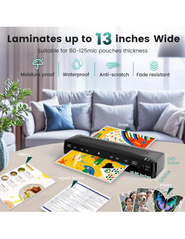 Máquina de Laminado Térmica MAXDONE A3 13 Pulgadas 1.59 kg