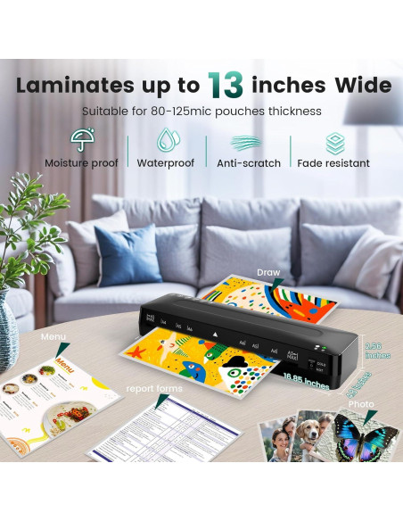 Máquina de Laminado Térmica MAXDONE A3 13 Pulgadas 1.59 kg