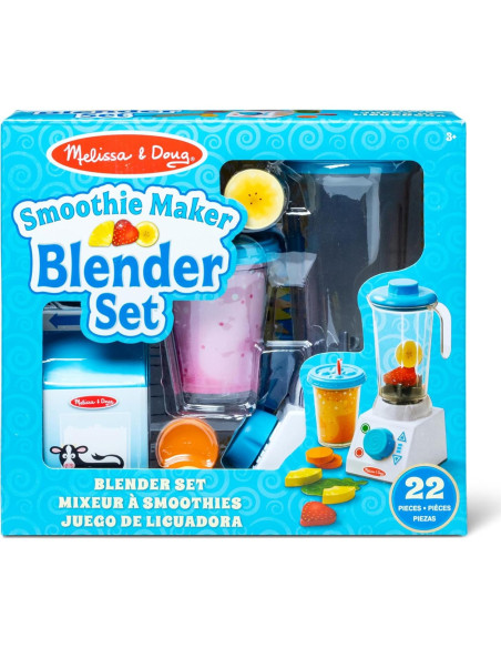 Juego de licuadora Melissa & Doug 22 piezas de madera Juego de licuadora Melissa & Doug 22 piezas de madera