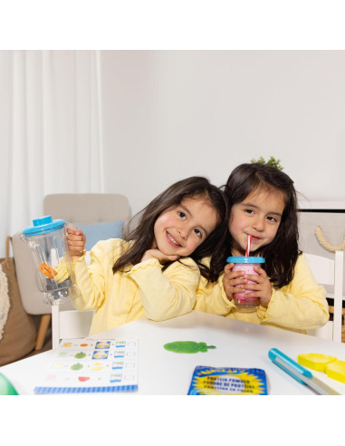 Juego de licuadora Melissa & Doug 22 piezas de madera