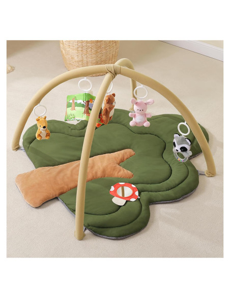 Alfombra de Juego para Bebés PIIKAGO Árbol 99x86 cm 6 Juguetes Alfombra de Juego para Bebés PIIKAGO Árbol 99x86 cm 6 Juguetes