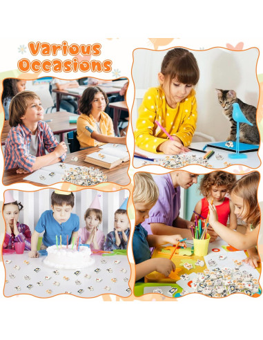 Borradores de Gato ANGOLIO 60 Pcs Multicolor para Niños