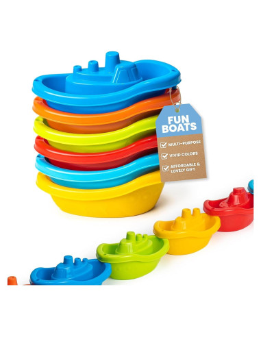Barco de Juguete Apilable uToyz - 6 Piezas para Niños