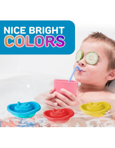 Barco de Juguete Apilable uToyz - 6 Piezas para Niños 2