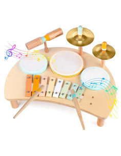 Juego de Batería Montessori Rmischolar para Niños 1-3 Años