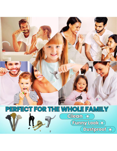 Set de 3 Tapas de Pasta de Dientes y Exprimidor Garzus