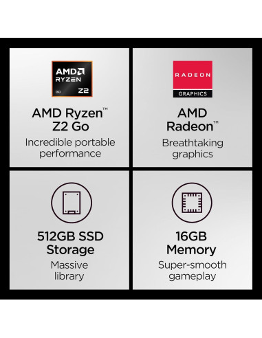 Consola de Juegos Móvil Lenovo Legion Go S - 8" 120Hz - 16GB RAM - 512GB