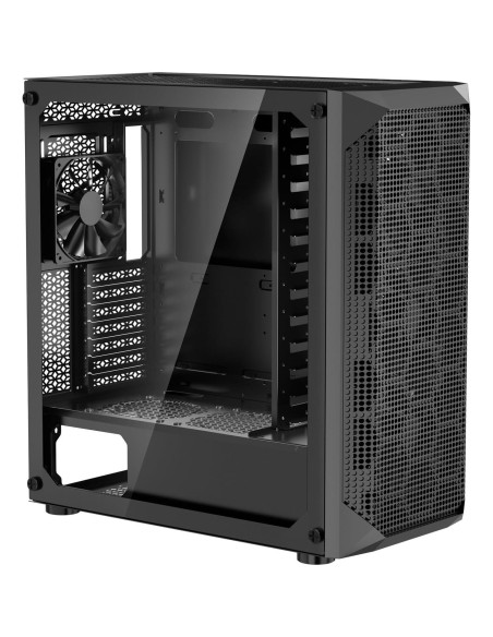 Caja de Juegos para PC VEVOR Torre Media con 4 Ventiladores