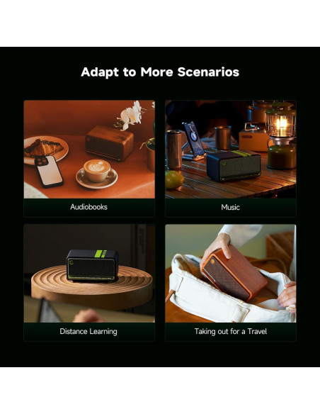 Altavoz Bluetooth Edifier MP230 Portátil 20W 10 Horas Negro Verde