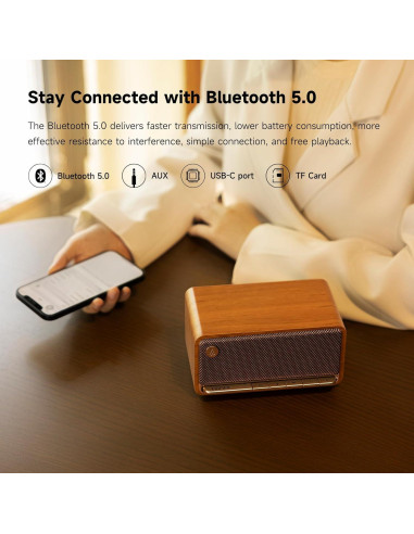 Altavoz Bluetooth Edifier MP230 Portátil 20W 10 Horas Negro Verde