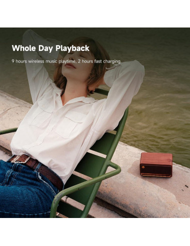 Altavoz Bluetooth Edifier MP230 Portátil 20W 10 Horas Negro Verde