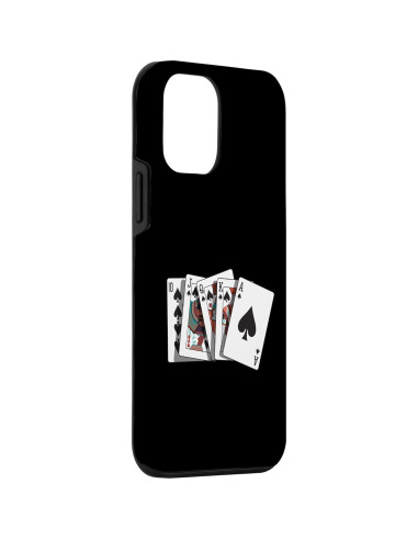 Funda Protectora iPhone 12 Mini Poker Royal Flush