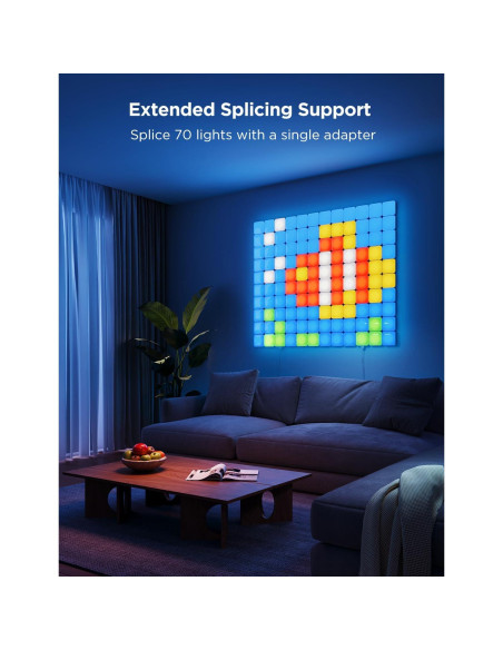 Luces de Panel LED Govee Mini RGBIC 20 Pcs, Control por Voz