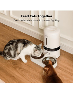 Comedero Automático para Gatos PETLIBRO 5L WiFi Doble Cuenco 2