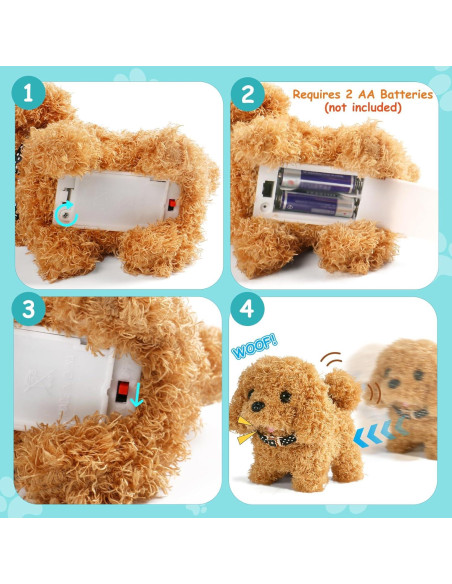 Juguete perro interactivo AN para niños 3 a 5 años Juguete perro interactivo AN para niños 3 a 5 años