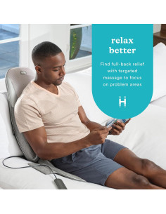 Cojín de Masaje Shiatsu HoMedics MCS-382HJ con Calor 2