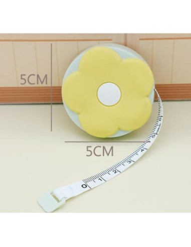 Cinta Métrica Retráctil Suave Junfamilee 1.5 Metros Costura
