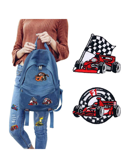 Woohome 16 Parches de Hierro Vehiculares para Ropa y Manualidades