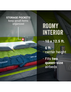 Tienda de Camping Coleman Skydome 6 Personas Impermeable 2