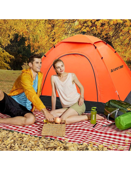 Carpa de Camping JG AURORA DEER para 2 Personas Naranja
