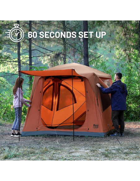 Tienda de Camping TIMBER RIDGE para 4 Personas Instantánea Tienda de Camping TIMBER RIDGE para 4 Personas Instantánea