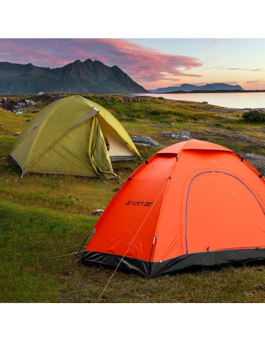 Carpa de Camping JG AURORA DEER para 2 Personas Naranja