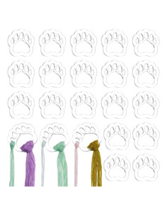 30 Piezas Organizadores de Hilo Acrílico AHANDMAKER Huella